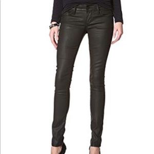 Black Orchid coated Skinny Jean